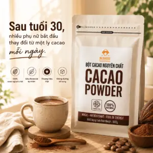 Bột Cacao Nguyên Chất DK Harvest 500g –  Hương Vị Đậm Đà