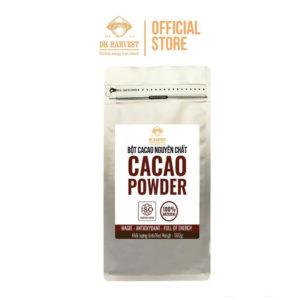 500g Bột Cacao Nguyên Chất DK Harvest – Chuẩn ISO22000:2018, 11-13% Bơ Cacao | Đậm Vị, Giàu Chất Chống Oxy Hóa, Cải Thiện Tâm Trạng