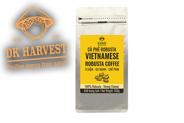 Cà Phê Pha Phin hiệu DK HARVEST Gu manh