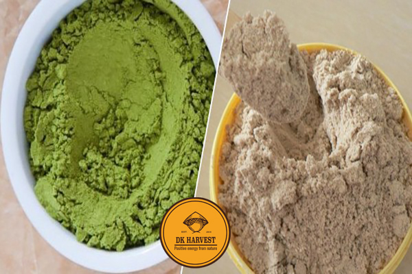 bột đậu đỏ bột trà xanh