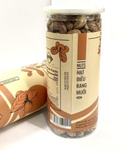 hạt điều vỏ lụa rang muối