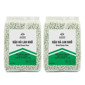 500g Đậu Hà Lan Khô DK HARVEST Nhập khẩu Canada (Ngâm nước 8 tiếng ra 1,1kg đậu tươi), Hỗ Trợ Ăn Kiêng, Làm Salad
