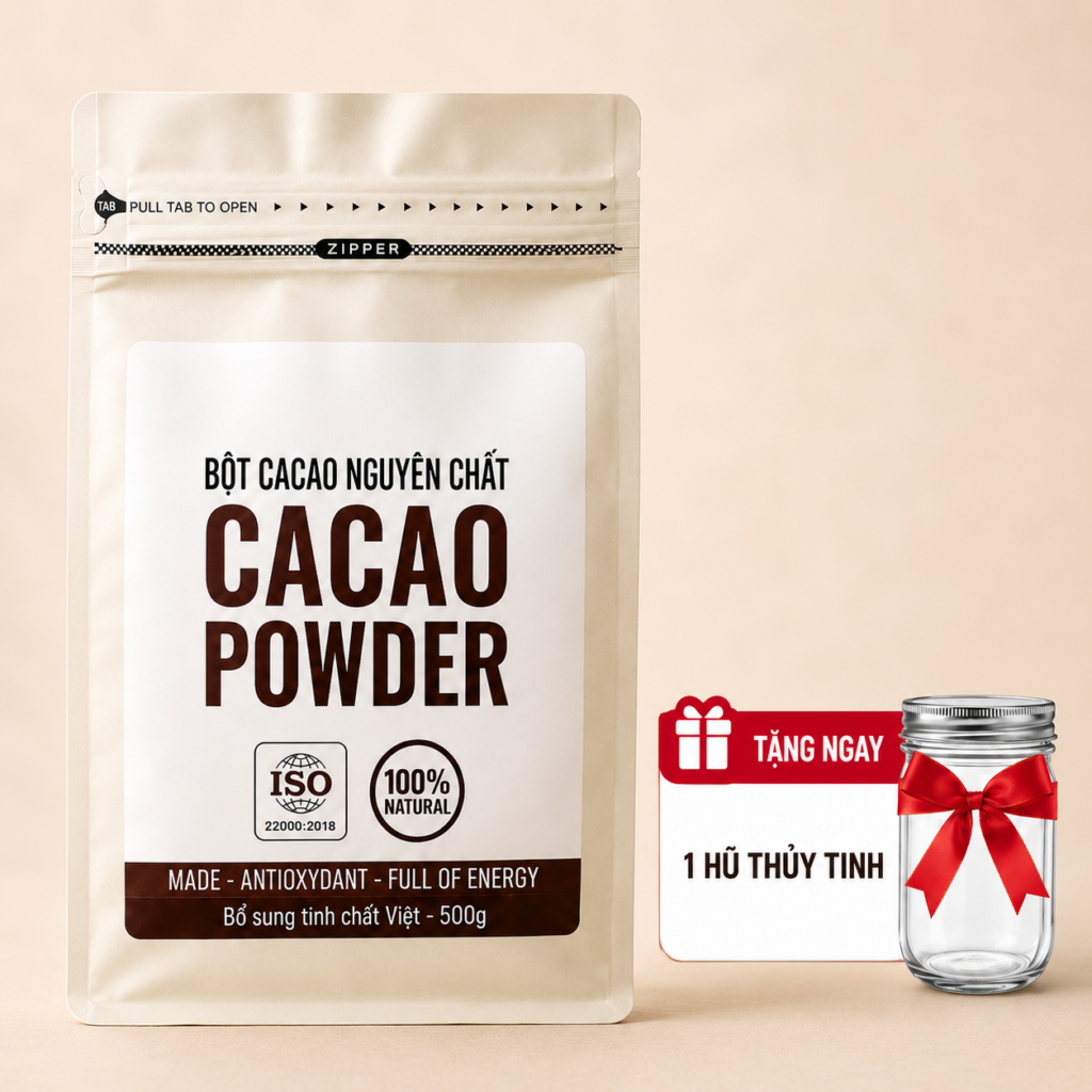 Bột Cacao Nguyên Chất DK Harvest –  Hương Vị Đậm Đà